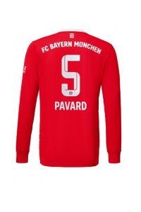 Bayern Munich Benjamin Pavard #5 Fotballdrakt Hjemme Klær 2022-23 Lange ermer